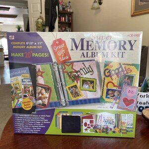 Westrim Crafts Super Memory Album Kit Scrapbooking. Acid Free - NIB (SEALED)
